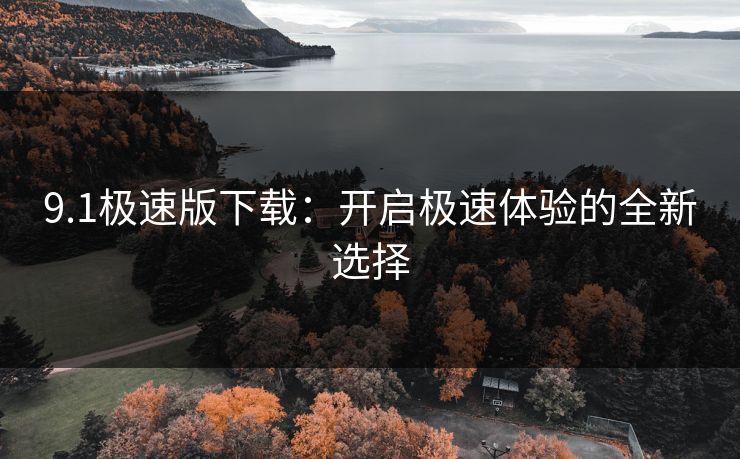 9.1极速版下载：开启极速体验的全新选择